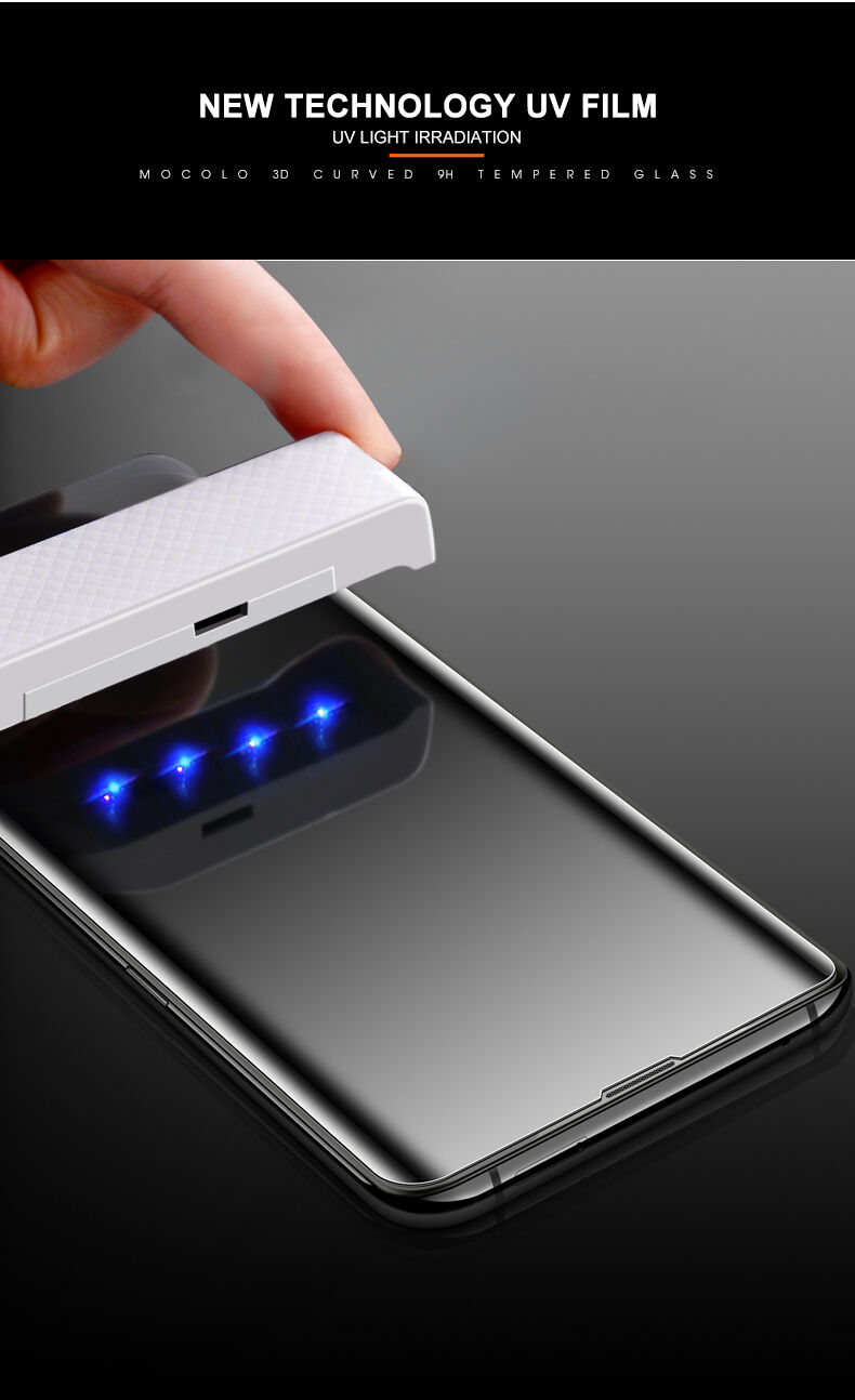 Mocolo edzett 3D üveg Samsung Galaxy S10 - átlátszó
