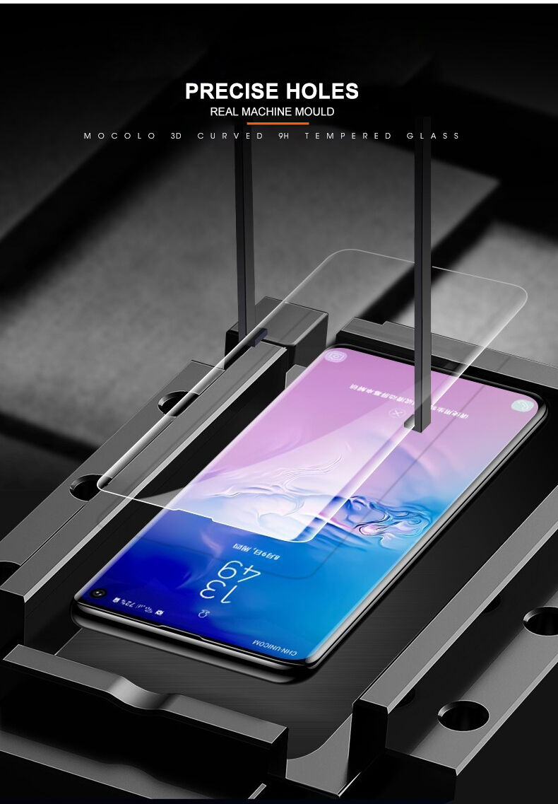 Mocolo edzett 3D üveg Samsung Galaxy S10 - átlátszó