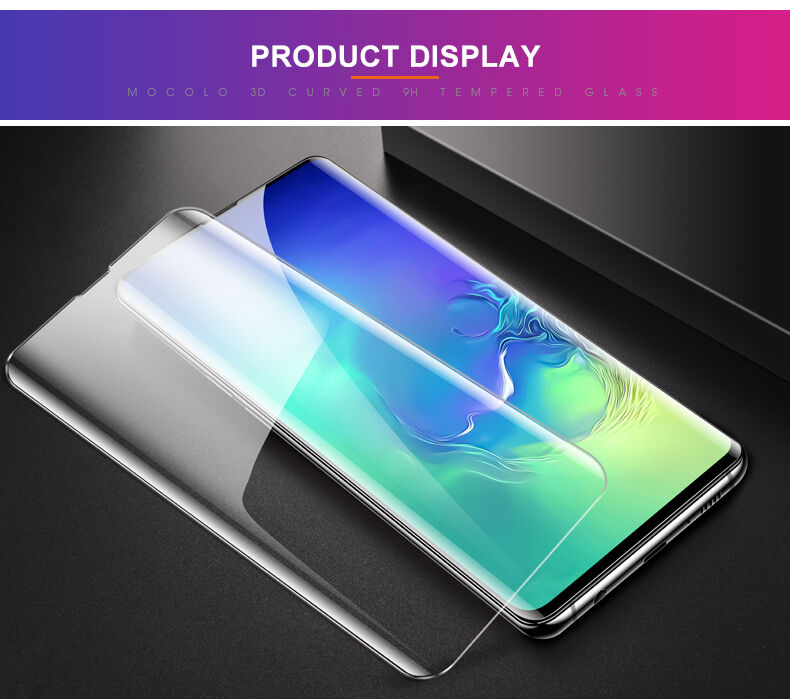 Mocolo edzett 3D üveg Samsung Galaxy S10 - átlátszó
