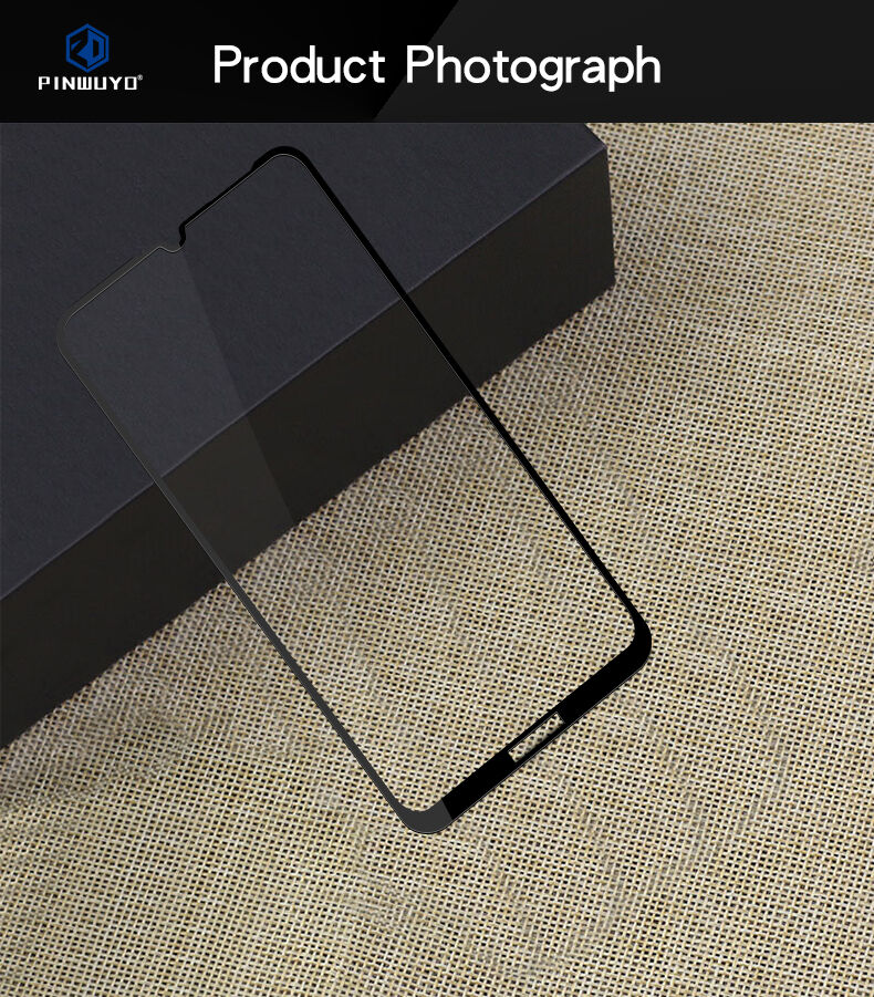 Pinwuyo edzett 2,5D üveg Huawei Y6 (2019) - fekete