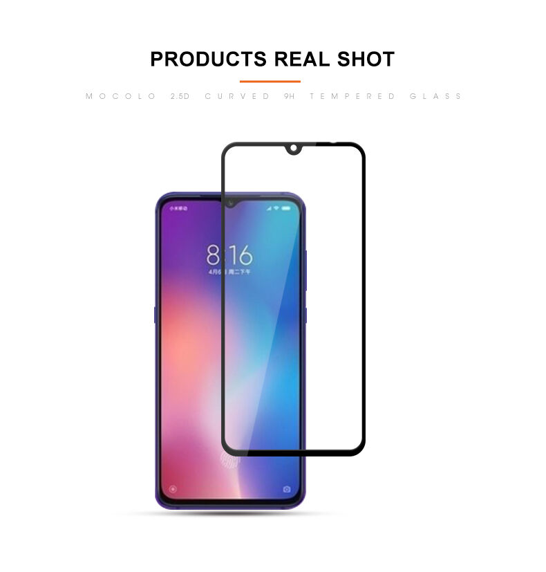 Mocolo edzett 3D üveg Xiaomi Mi 9 - fekete Mocolo edzett 3D üveg Xiaomi Mi 9 - fekete