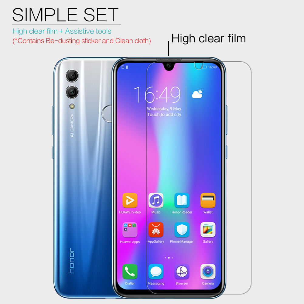 Nillkin védő fólia Honor 10 Lite - átlátszó