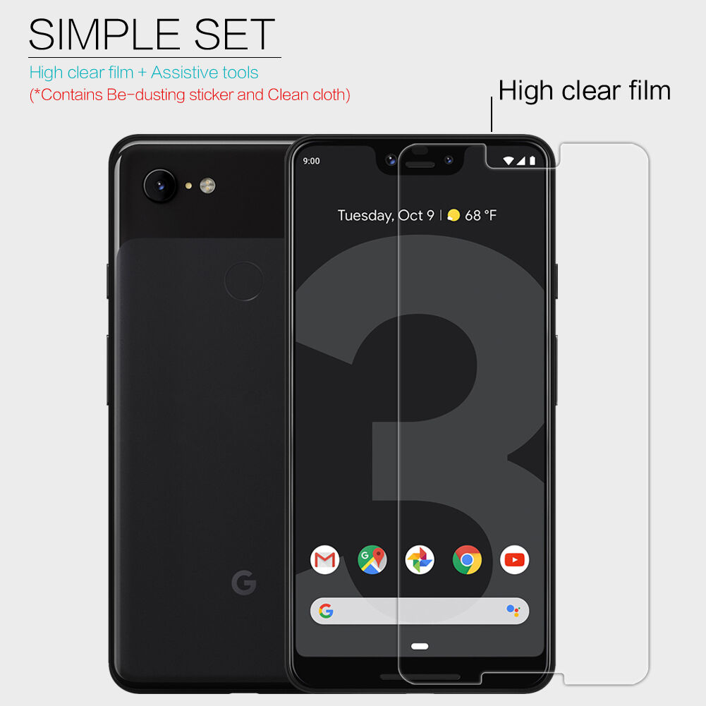 Nillkin védő fólia Google Pixel 3 XL - átlátszó