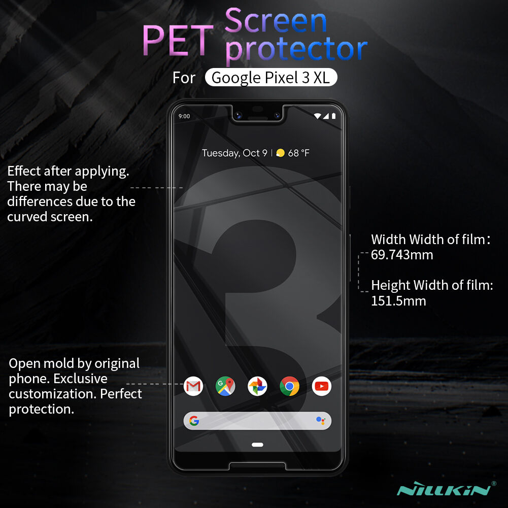Nillkin védő fólia Google Pixel 3 XL - átlátszó
