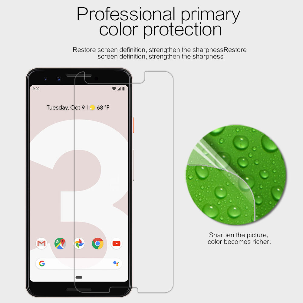 Nillkin védő fólia Google Pixel 3 - átlátszó