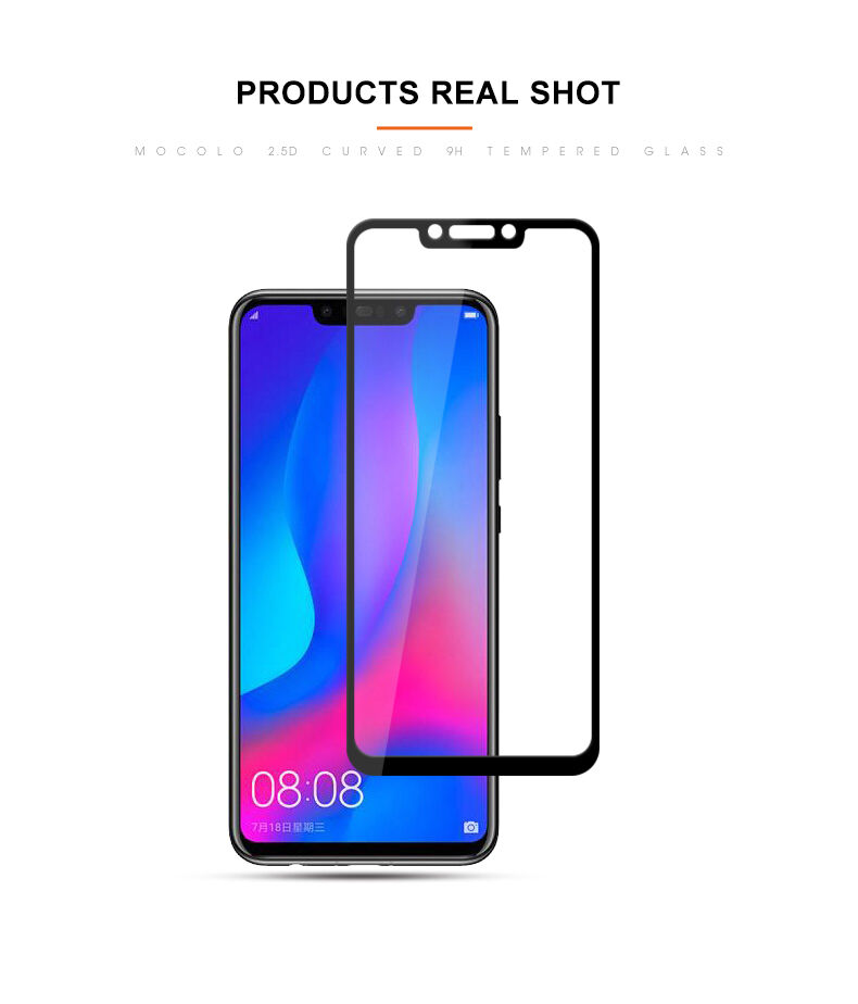 Mocolo edzett 3D üveg Huawei Nova 3i - fehér Mocolo edzett 3D üveg Huawei Nova 3i - fehér