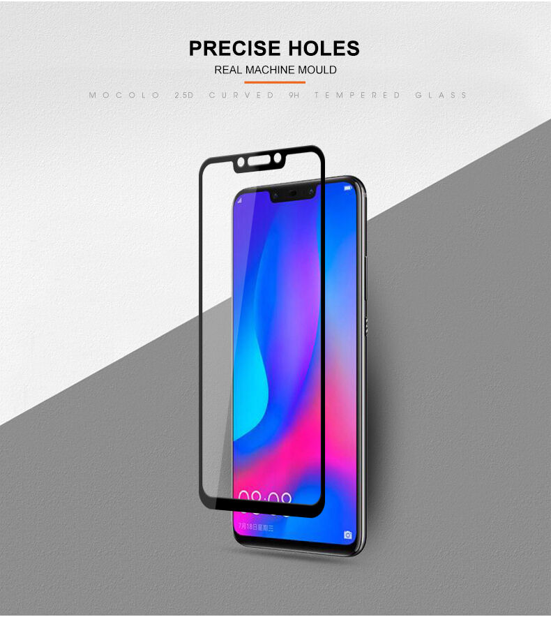 Mocolo edzett 3D üveg Huawei Nova 3i - fekete
