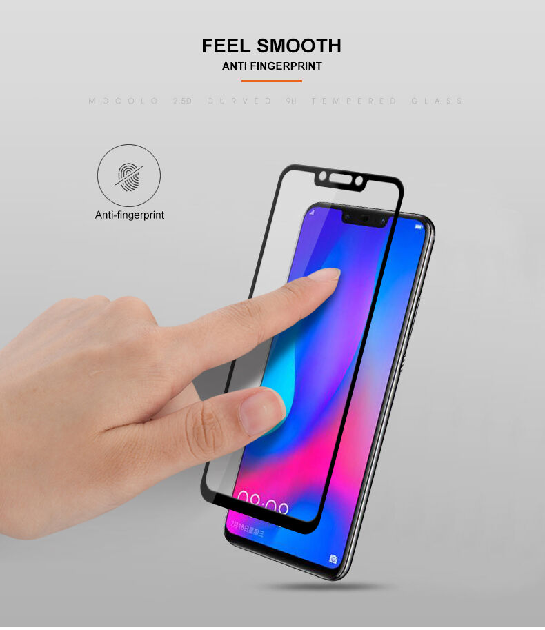 Mocolo edzett 3D üveg Huawei Nova 3i - fekete