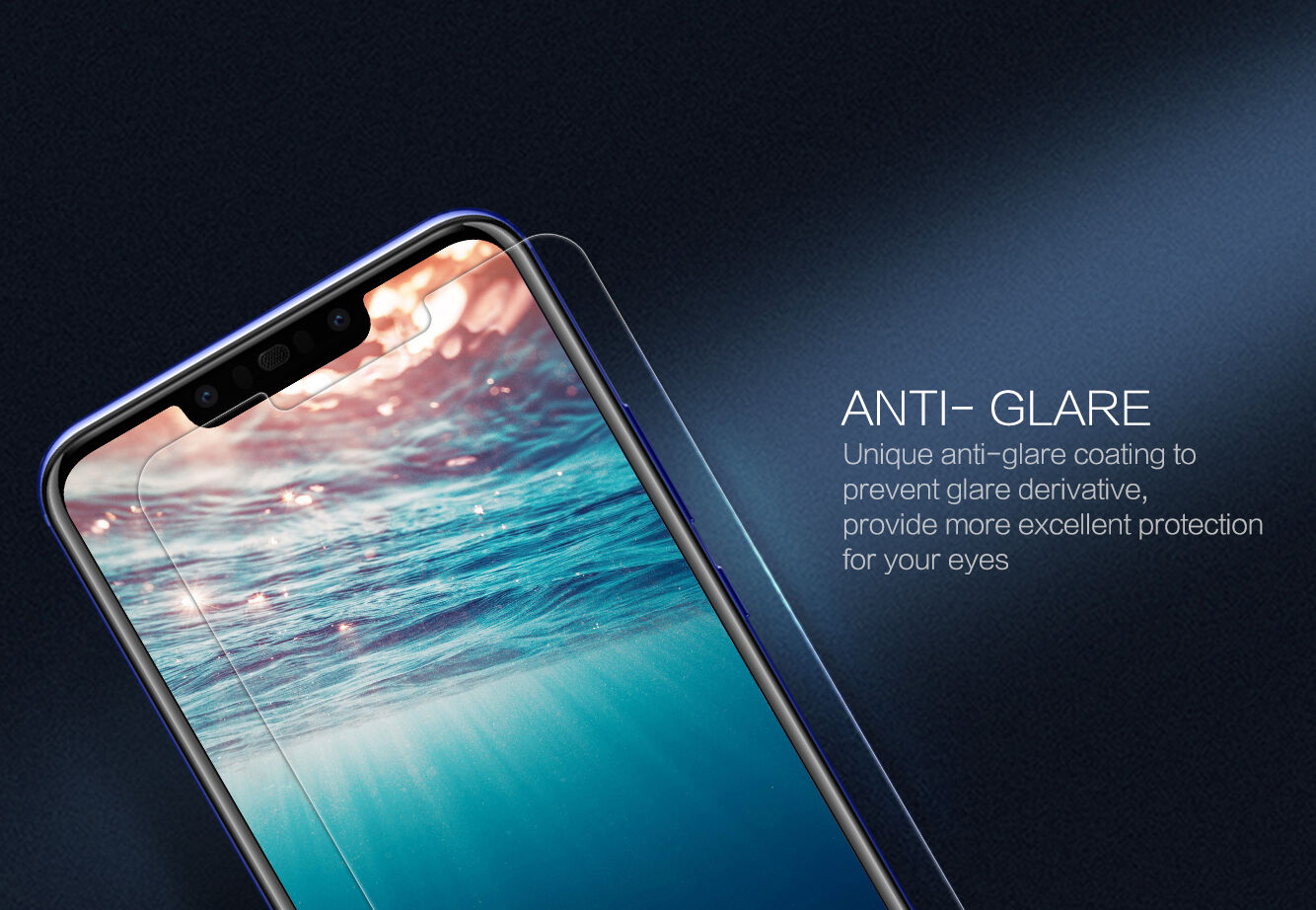 Nillkin edzett 2,5D üveg Huawei Nova 3 - átlátszó