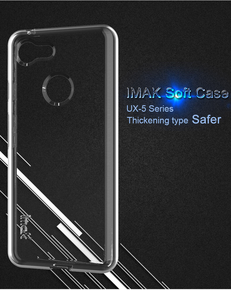 Imak műanyag tok Google Pixel 3 - transzparens