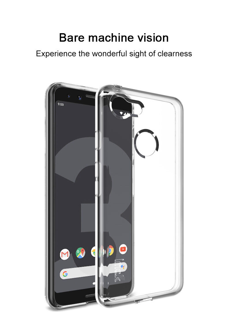 Imak műanyag tok Google Pixel 3 - transzparens