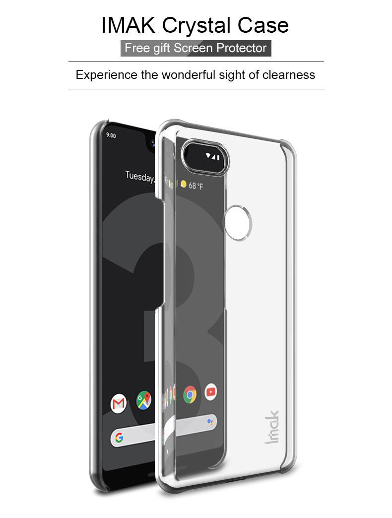 Imak Crystal műanyag tok Google Pixel 3 - transzparens