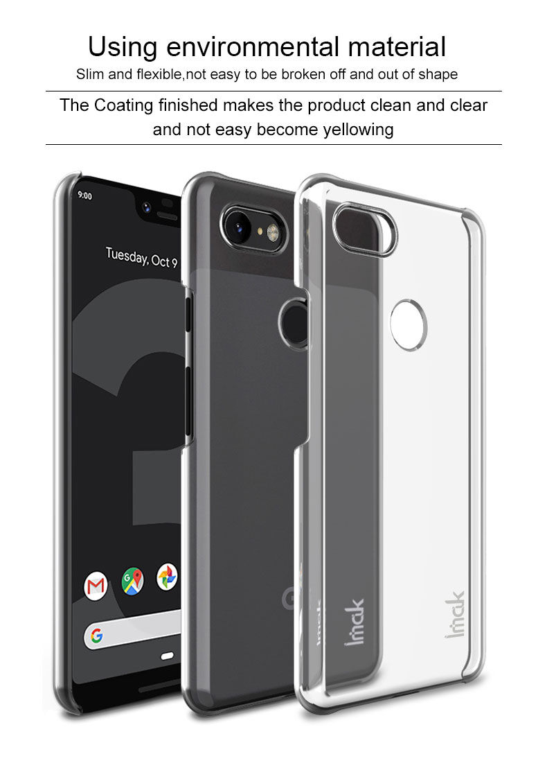 Imak Crystal műanyag tok Google Pixel 3 - transzparens