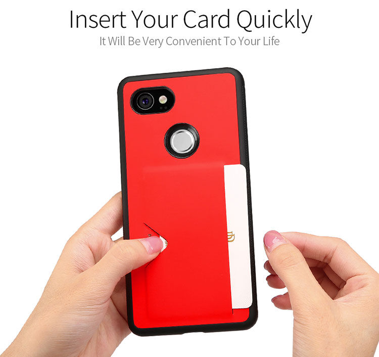Dux Ducis Pocard bőr tok Google Pixel 2XL - piros