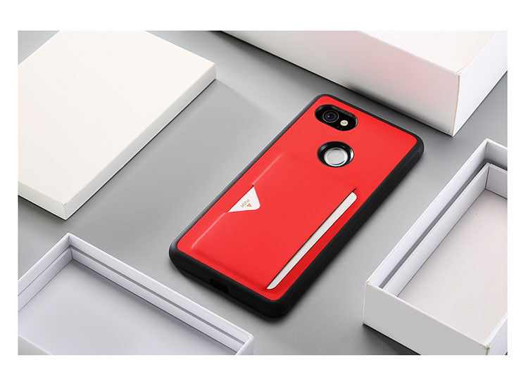 Dux Ducis Pocard bőr tok Google Pixel 2XL - piros