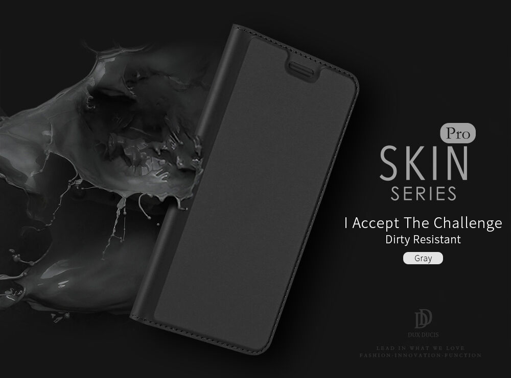 Dux Ducis Skin Pro flip cover tok Google Pixel 2 - rózsaszín-arany