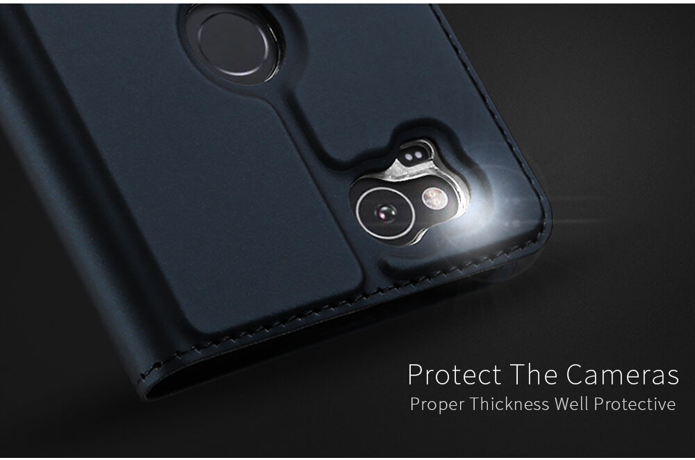 Dux Ducis Skin Pro flip cover tok Google Pixel 2 - rózsaszín-arany