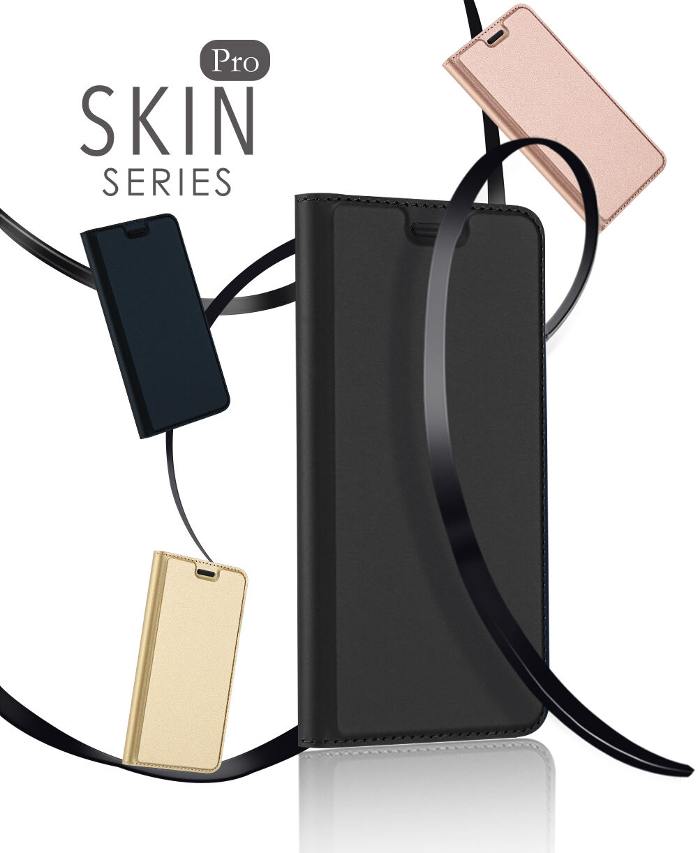 Dux Ducis Skin Pro flip cover tok Google Pixel 2 - rózsaszín-arany