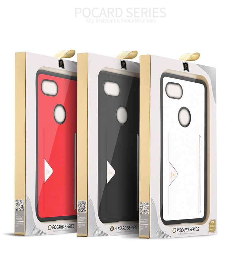Dux Ducis Skin Pro flip cover tok Google Pixel 2 - rózsaszín-arany
