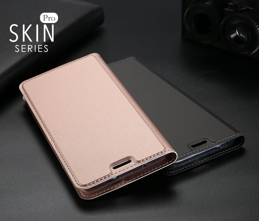 Dux Ducis Skin Pro flip cover tok Google Pixel 2 - rózsaszín-arany