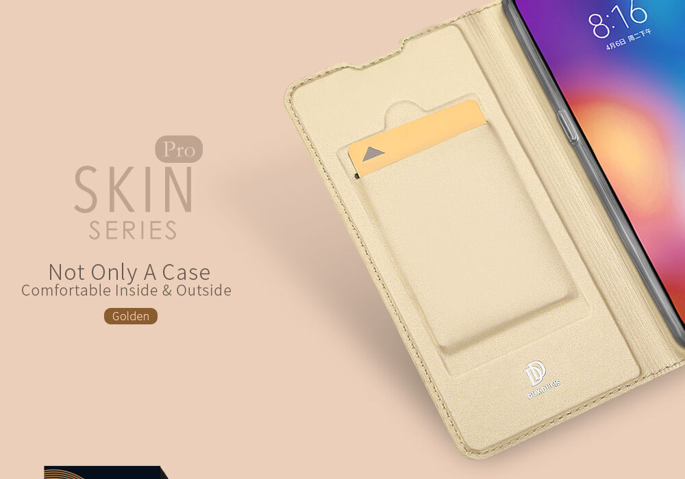 Dux Ducis Skin Pro bőr tok Xiaomi Mi 9 - arany