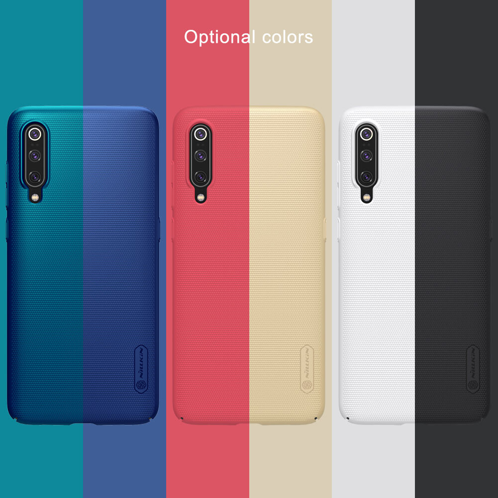 Nillkin bordás tok edzett műanyagból Xiaomi Mi 9 - arany