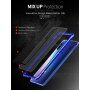 Tok fém kerettel és edzett üveggel Xiaomi Mi 9 - kék