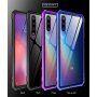 Tok fém kerettel és edzett üveggel Xiaomi Mi 9 - kék