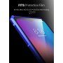 Tok fém kerettel és edzett üveggel Xiaomi Mi 9 - kék