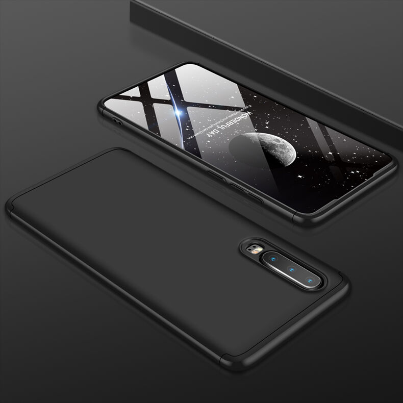 GKK összetett tok edzett műanyagból Huawei P30 - arany-fekete