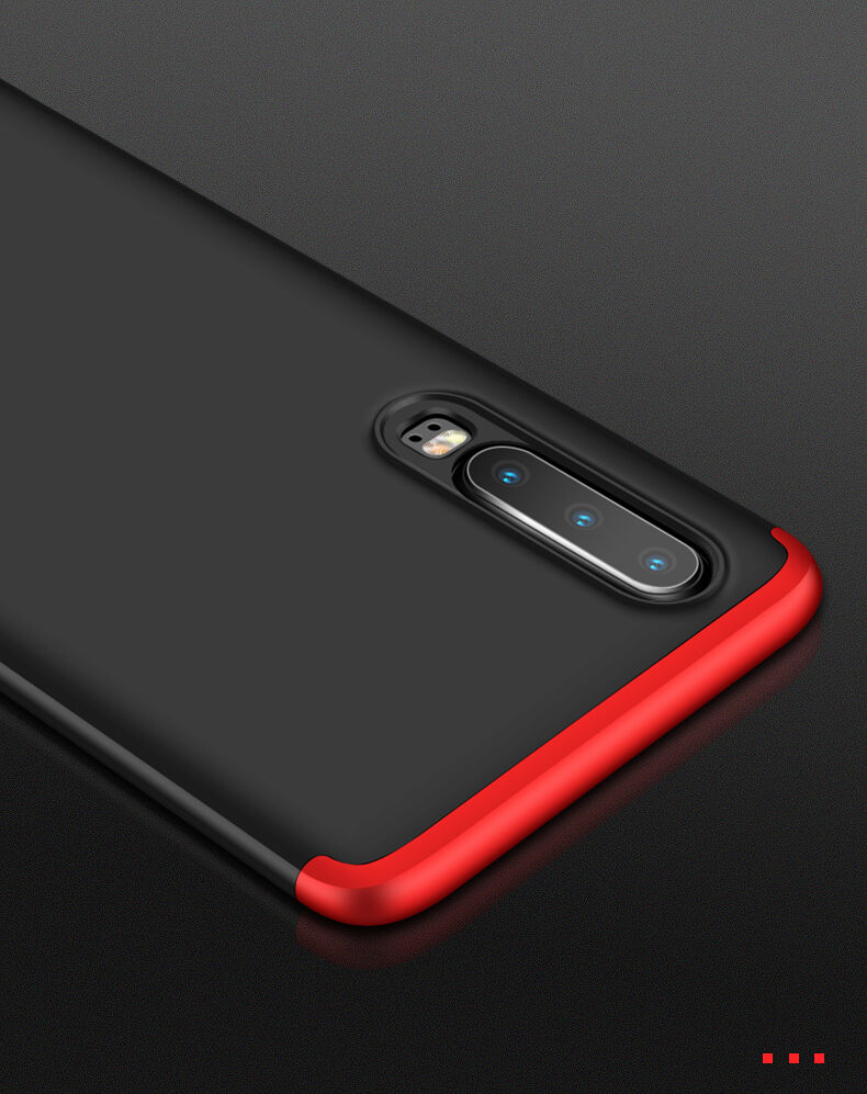 GKK összetett tok edzett műanyagból Huawei P30 - fekete