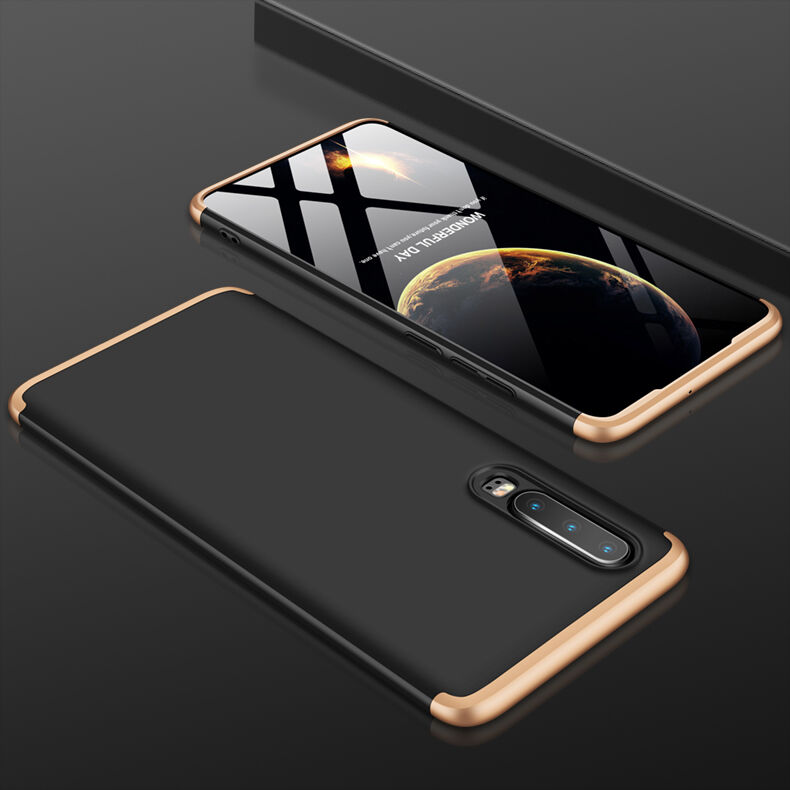GKK összetett tok edzett műanyagból Huawei P30 - fekete