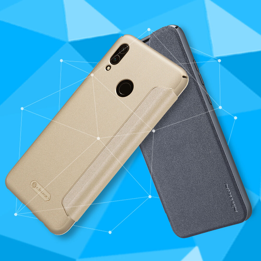 Nillkin Sparkle flip cover tok Honor 10 Lite - szürke