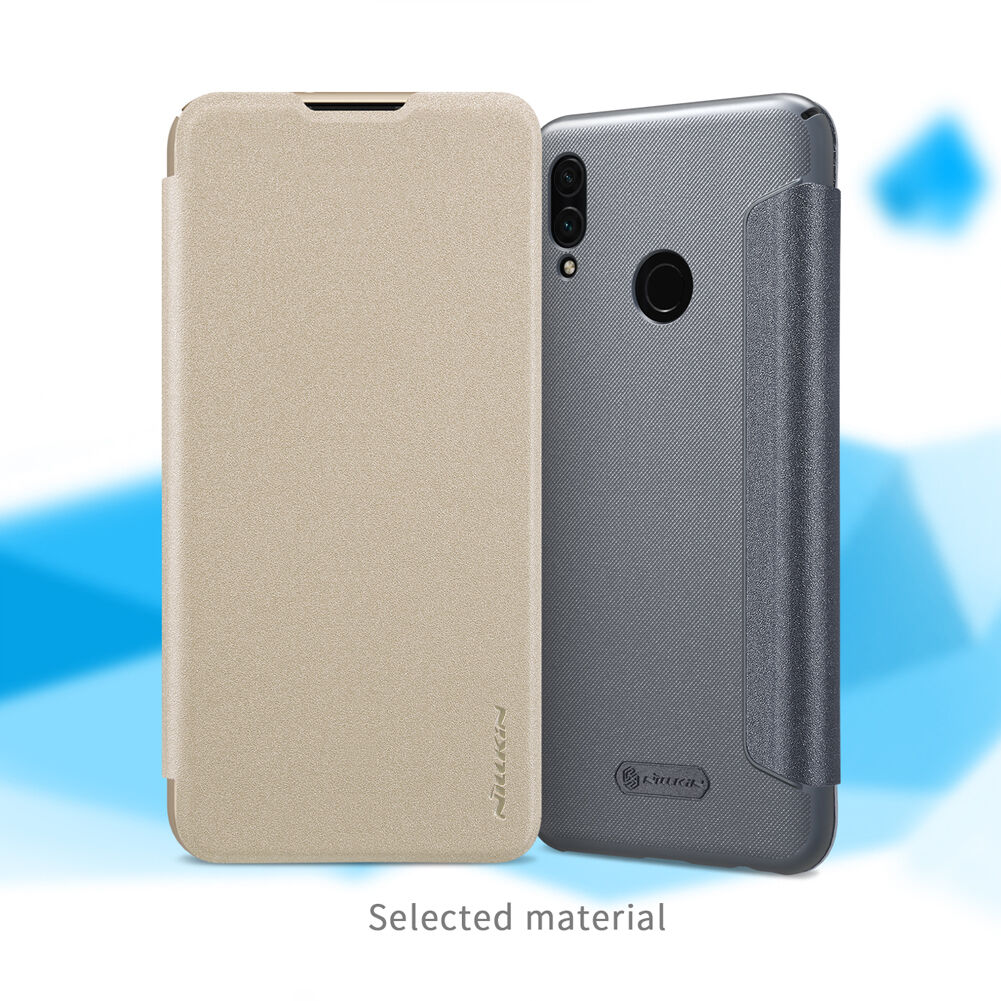 Nillkin Sparkle flip cover tok Honor 10 Lite - szürke