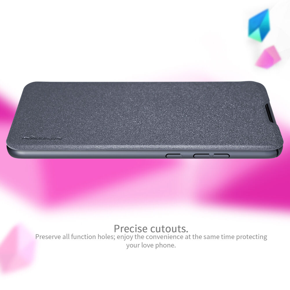 Nillkin Sparkle flip cover tok Honor 10 Lite - szürke
