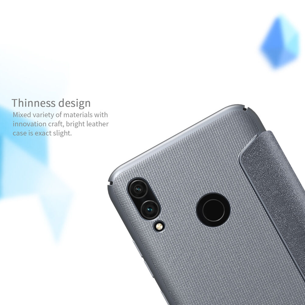 Nillkin Sparkle flip cover tok Honor 10 Lite - szürke
