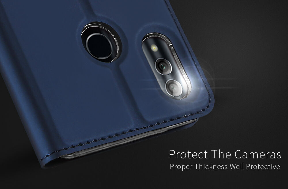 Dux Ducis Skin Pro flip cover tok Honor 10 Lite - sötétkék