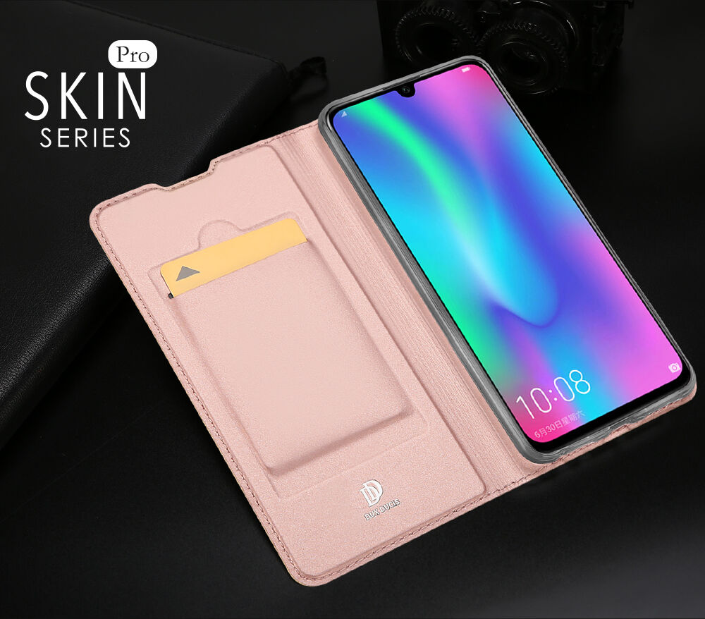 Dux Ducis Skin Pro flip cover tok Honor 10 Lite - arany