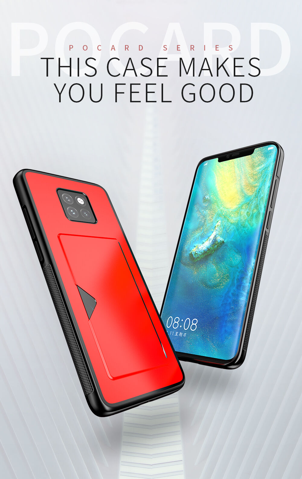 Dux Ducis műbőr tok kártyatároló rekesszel Huawei Mate 20 - fekete