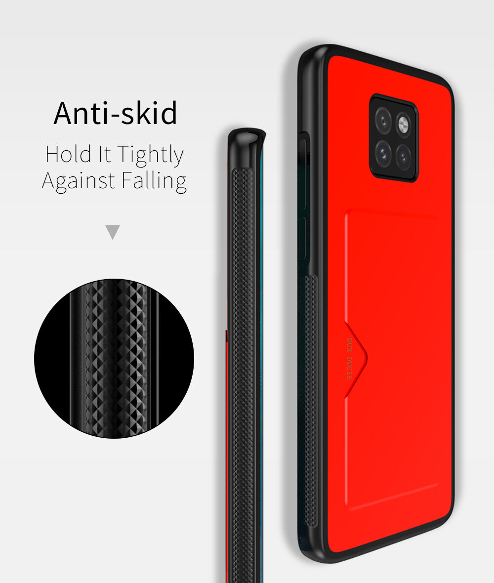Dux Ducis műbőr tok kártyatároló rekesszel Huawei Mate 20 - fekete