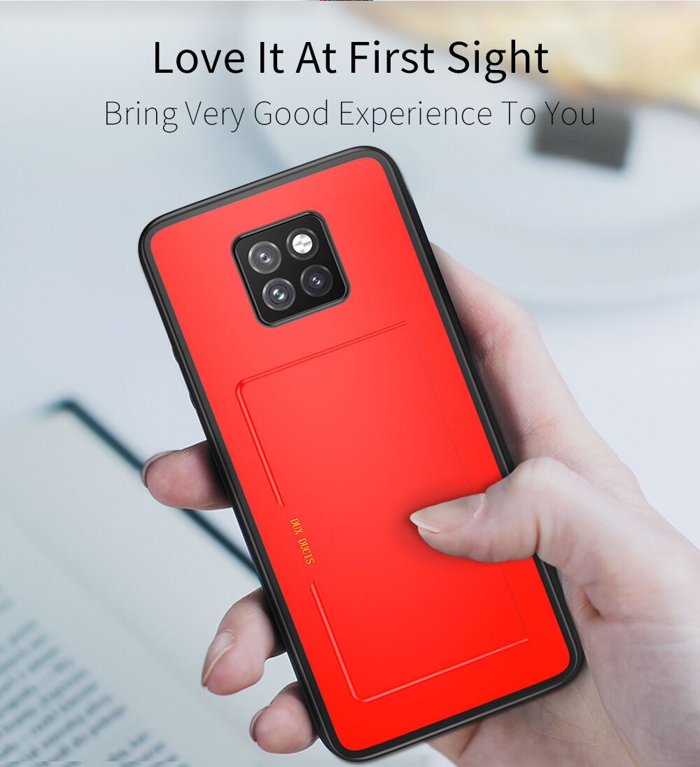 Dux Ducis műbőr tok kártyatároló rekesszel Huawei Mate 20 - fekete