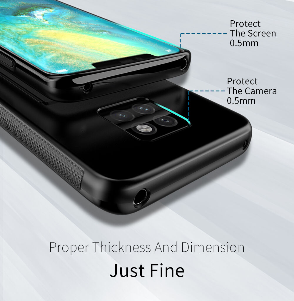 Dux Ducis műbőr tok kártyatároló rekesszel Huawei Mate 20 - fekete