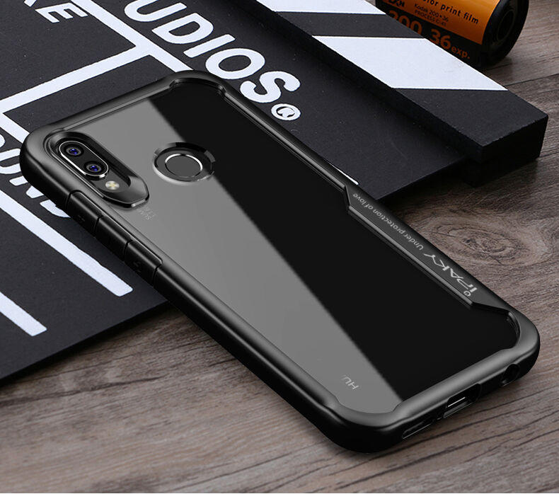 Ipaky átlátszó tok kerettel Huawei Nova 3 - fekete