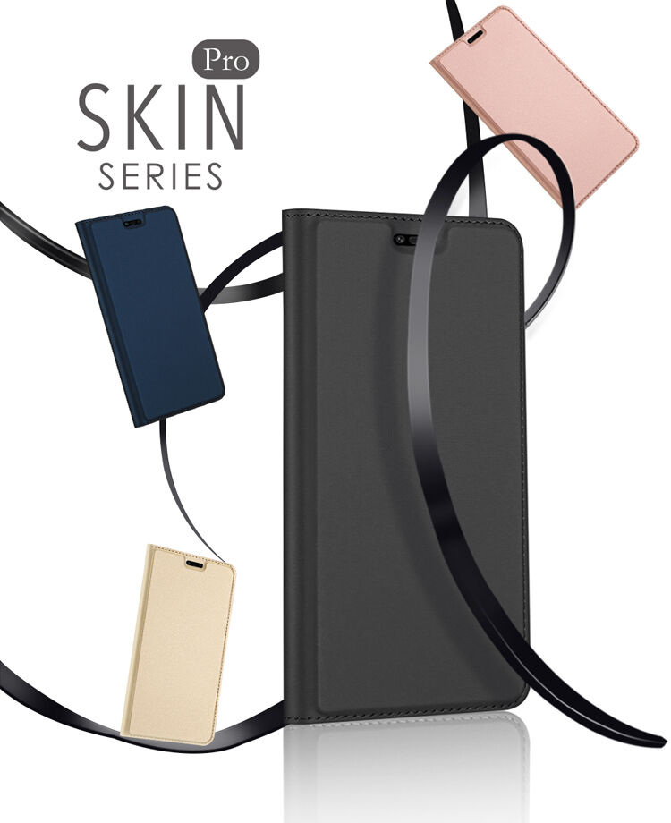 Dux Ducis Skin Pro flip cover tok Honor 10 - sötétkék