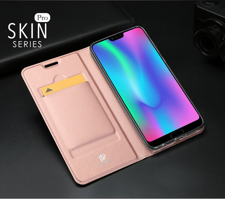 Dux Ducis Skin Pro flip cover tok Honor 10 - sötétkék