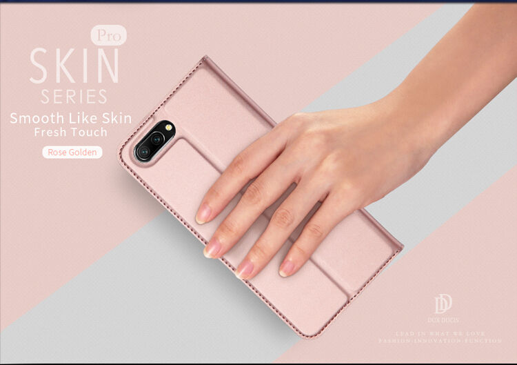 Dux Ducis Skin Pro flip cover tok Honor 10 - szürke