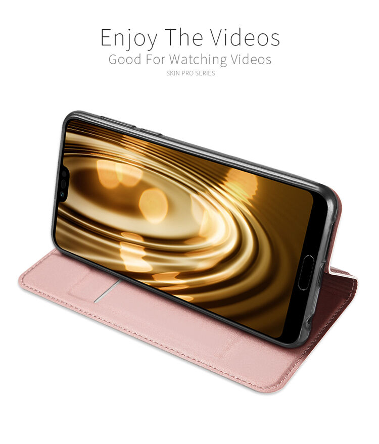 Dux Ducis Skin Pro flip cover tok Honor 10 - szürke