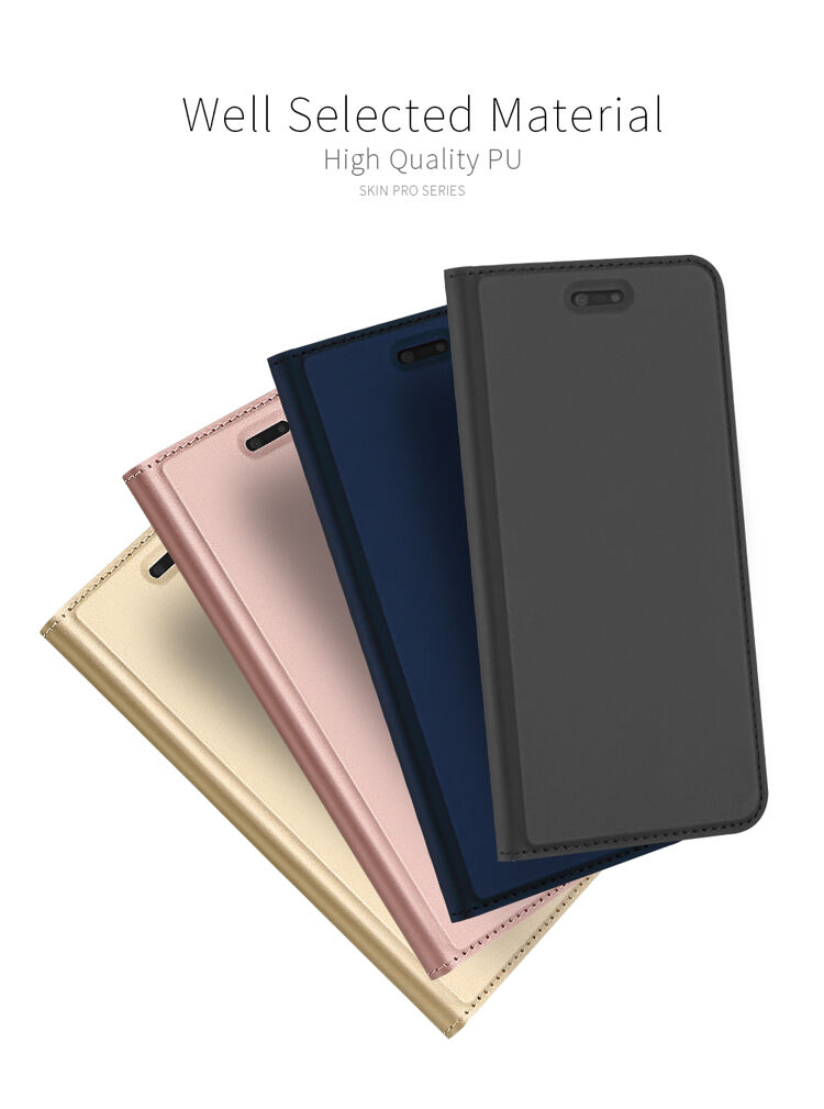 Dux Ducis Skin Pro flip cover tok Huawei P20 Lite - rózsaszín-arany