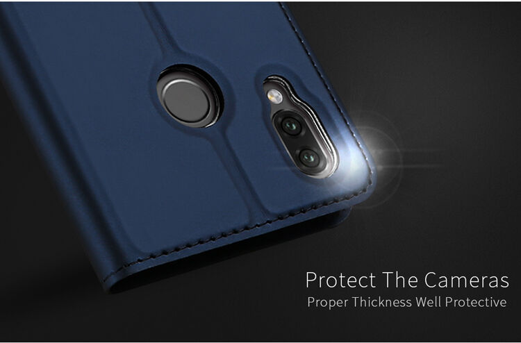 Dux Ducis Skin Pro flip cover tok Huawei P20 Lite - rózsaszín-arany