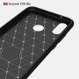 Műanyag tok csiszolt textúrával Huawei P20 Lite - piros